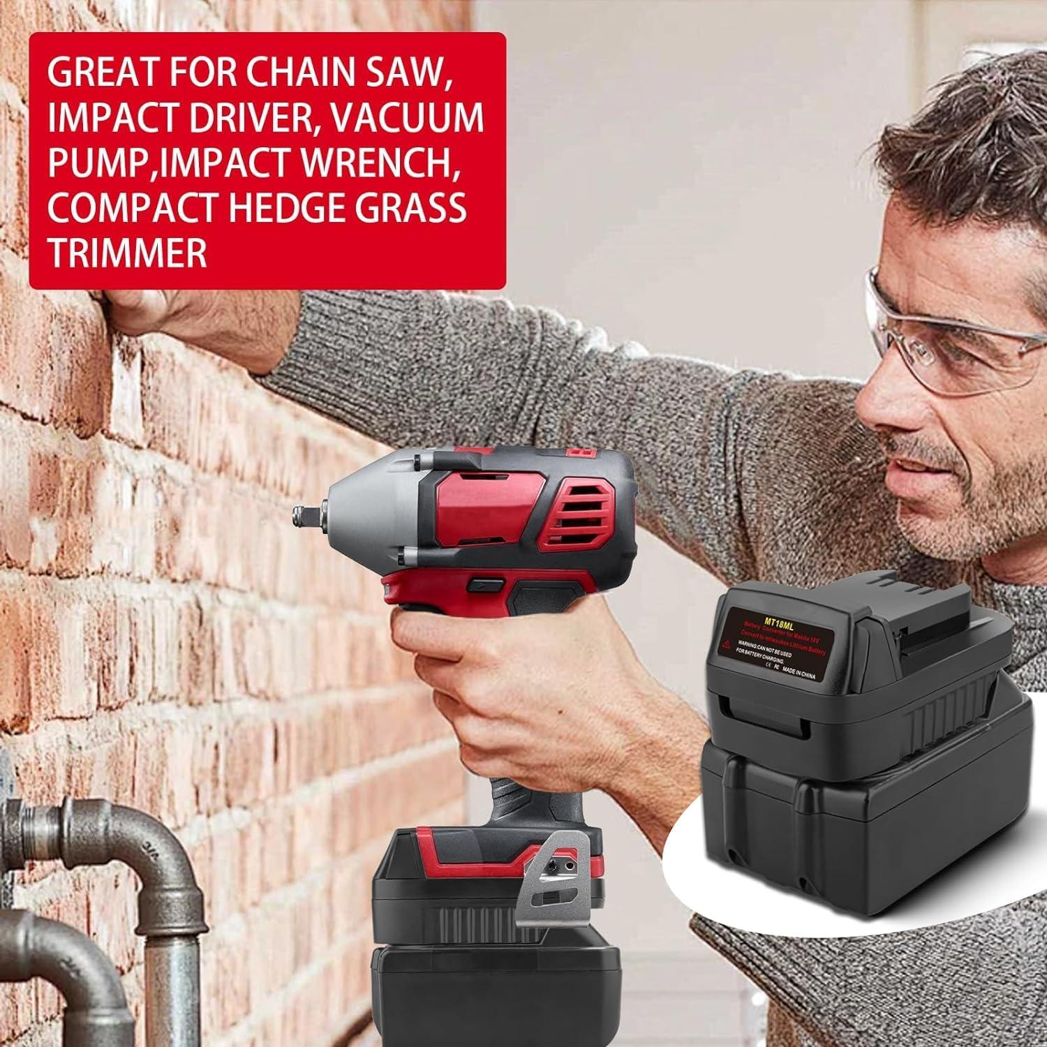 Adaptador de Batería URUN de Makita a Milwaukee 18V