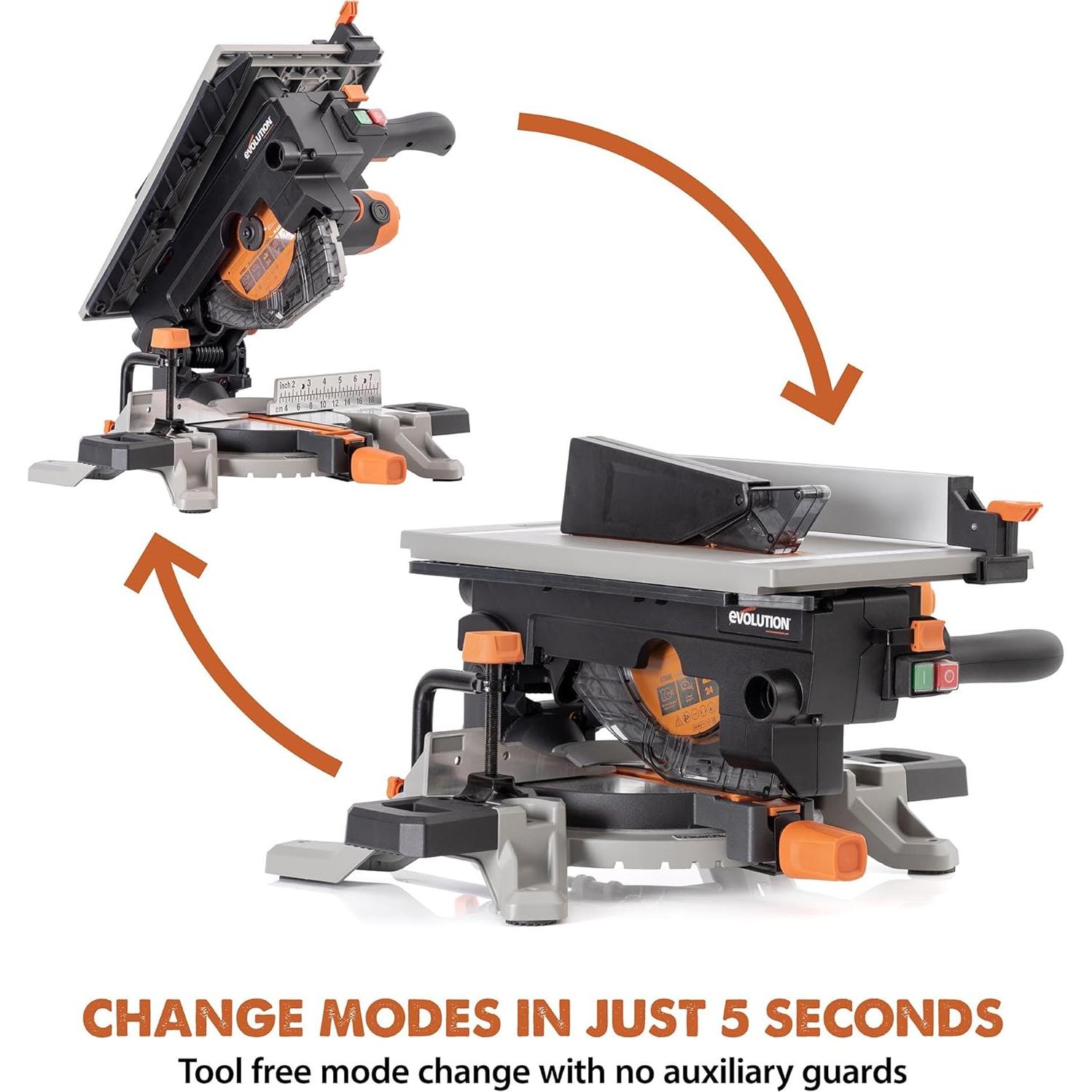 Sierra Ingletadora y de Mesa Evolution R8MTS 2 en 1 12A