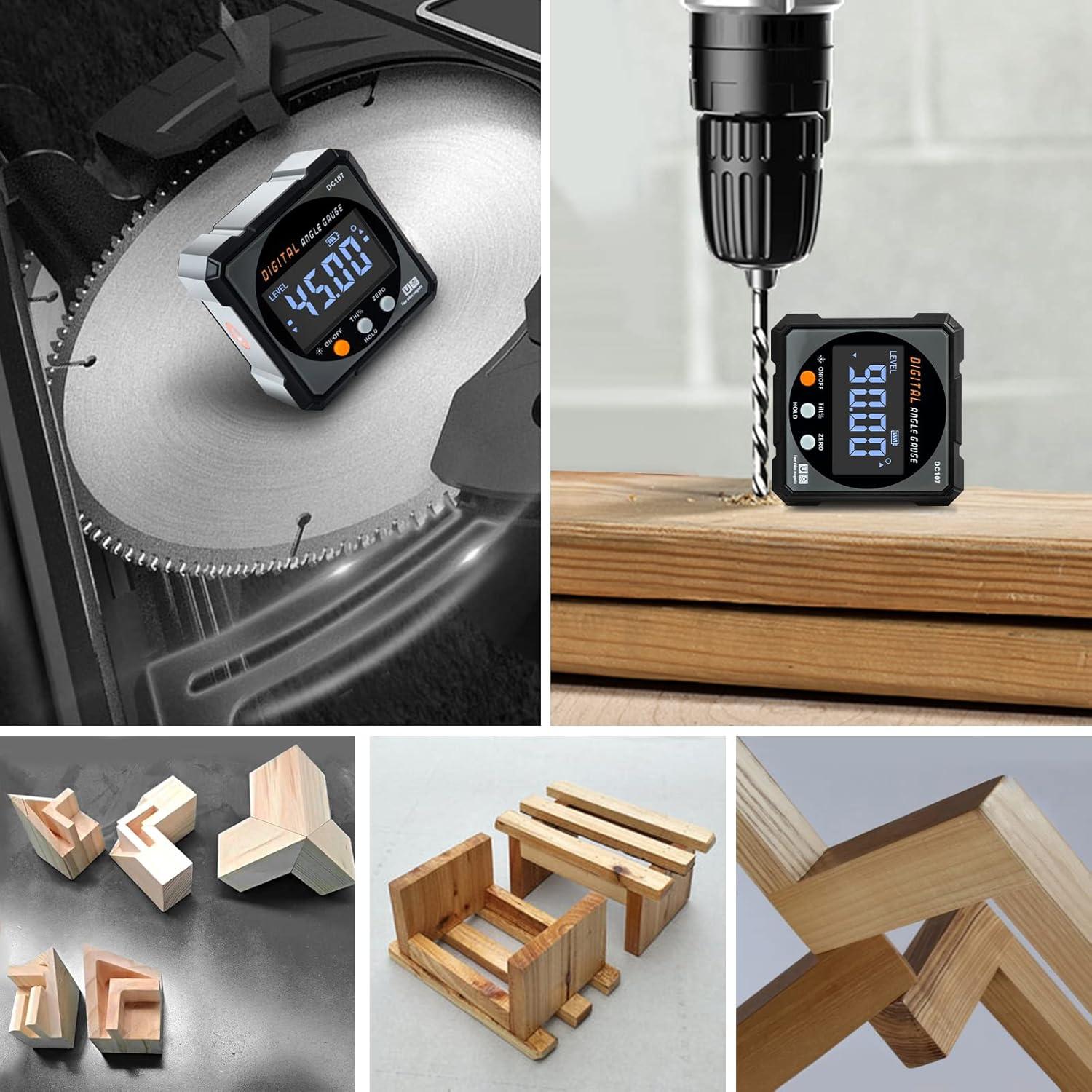 Buscador de Ángulo Digital COROLLATA - Inclinómetro Cubo 6.1cm