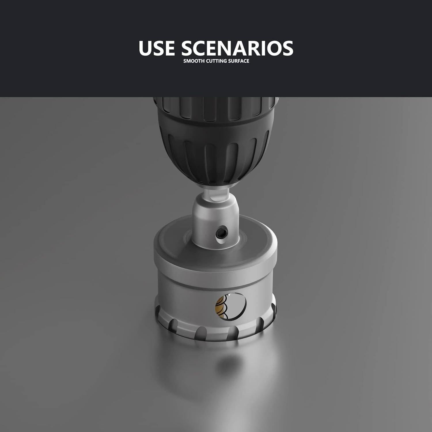 Kit de Sierras de Corona 11 Piezas CSOOM Carburo Titanio