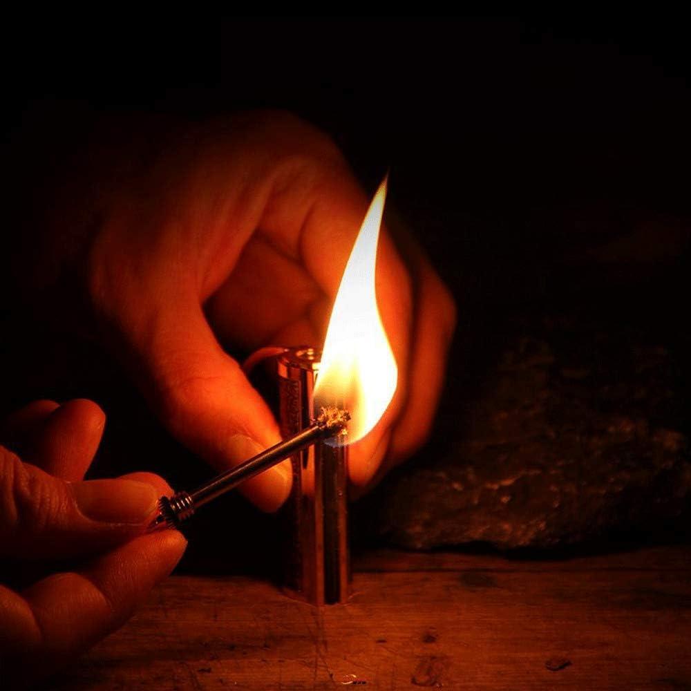 Encendedor de fósforo permanente BIASTNR, llavero de metal 6.5x1.8cm