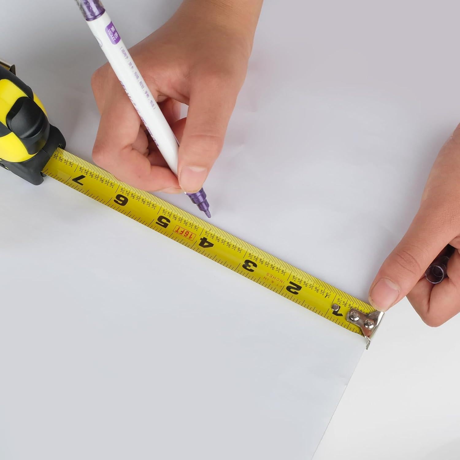 Cinta Métrica Retráctil HTBMALL 5M Doble Cara Precisión MID