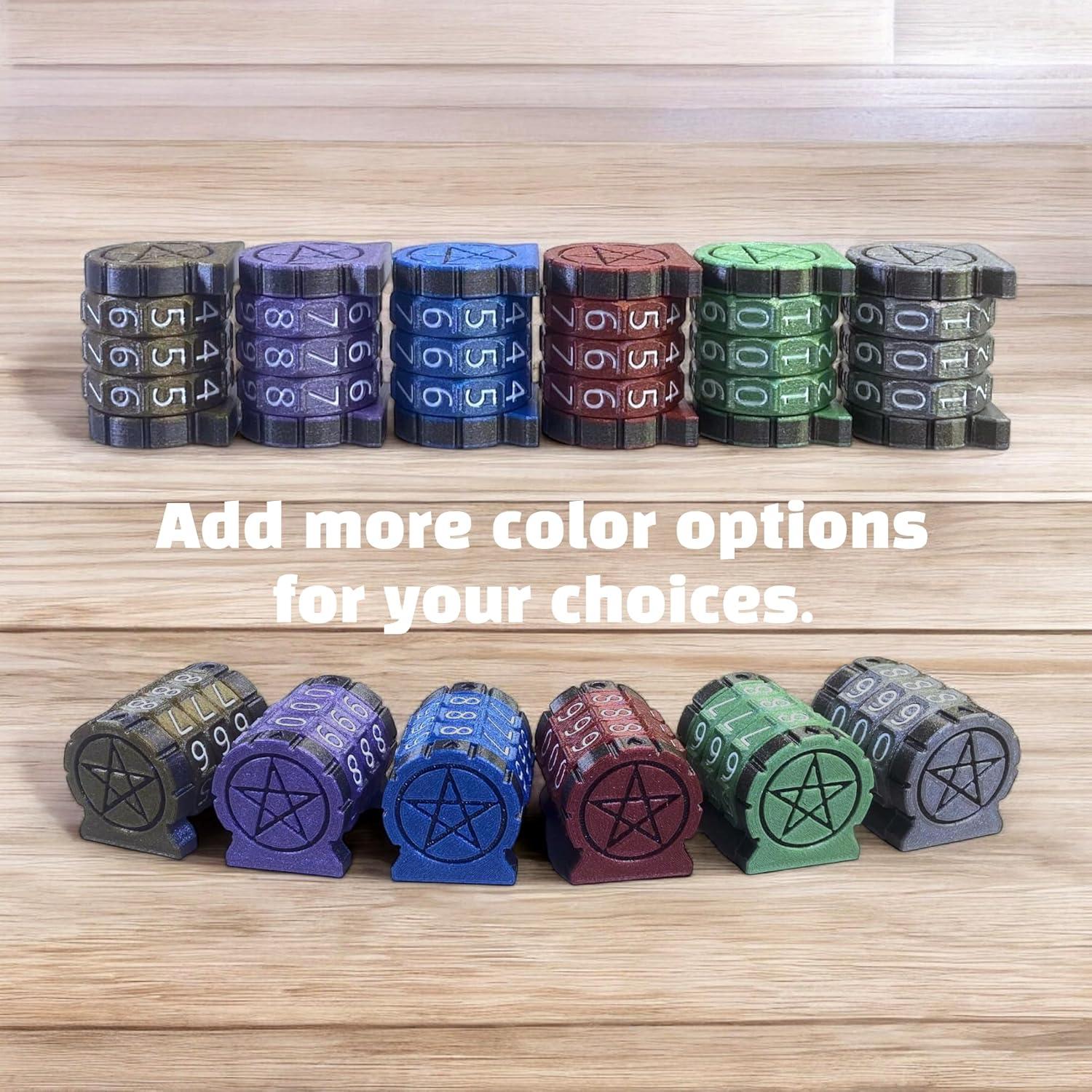 Contador de Vida Lixusia Azul para Juegos de Mesa y Cartas