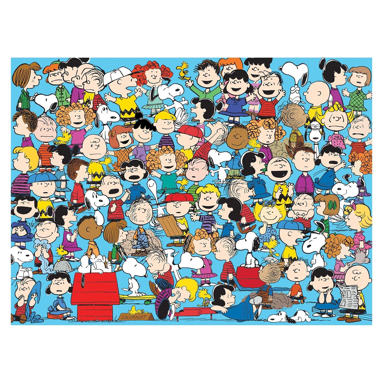 Rompecabezas 1000 Piezas RoseArt Peanuts Collage Colorido