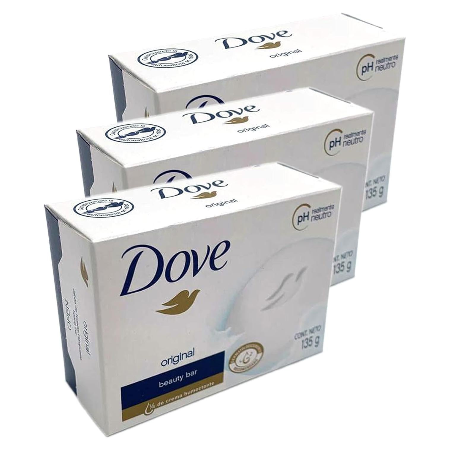 Barra de Belleza Hidratante Dove 106.3 g (paquete de 3)