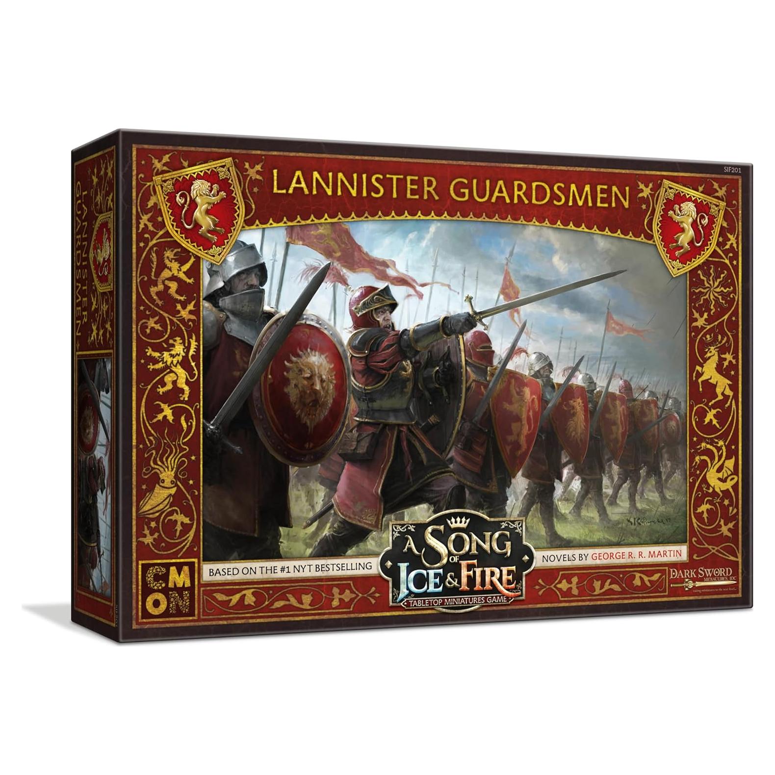 Juego de Miniaturas CMON Guardias Lannister 12 Figuras