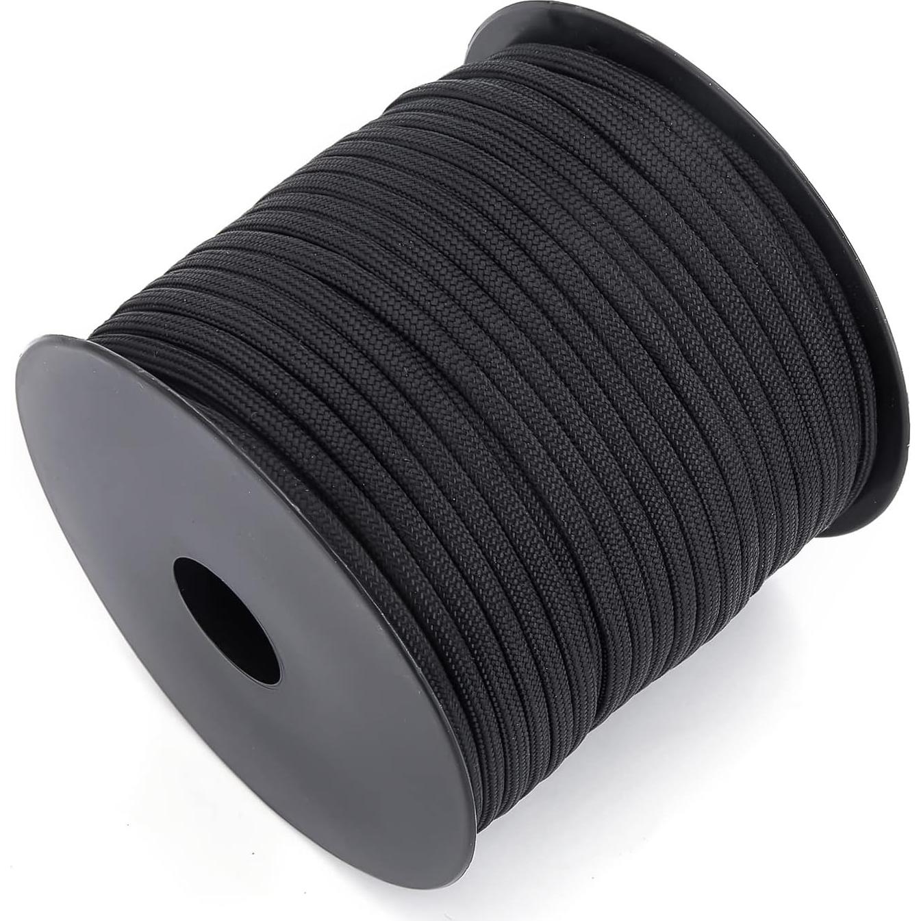 Cuerda Paracord MOOCY 550 Nylon 4mm 50 Pies para Supervivencia