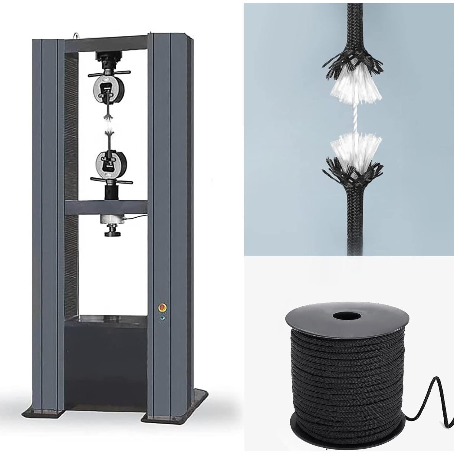 Cuerda Paracord MOOCY 550 Nylon 4mm 50 Pies para Supervivencia