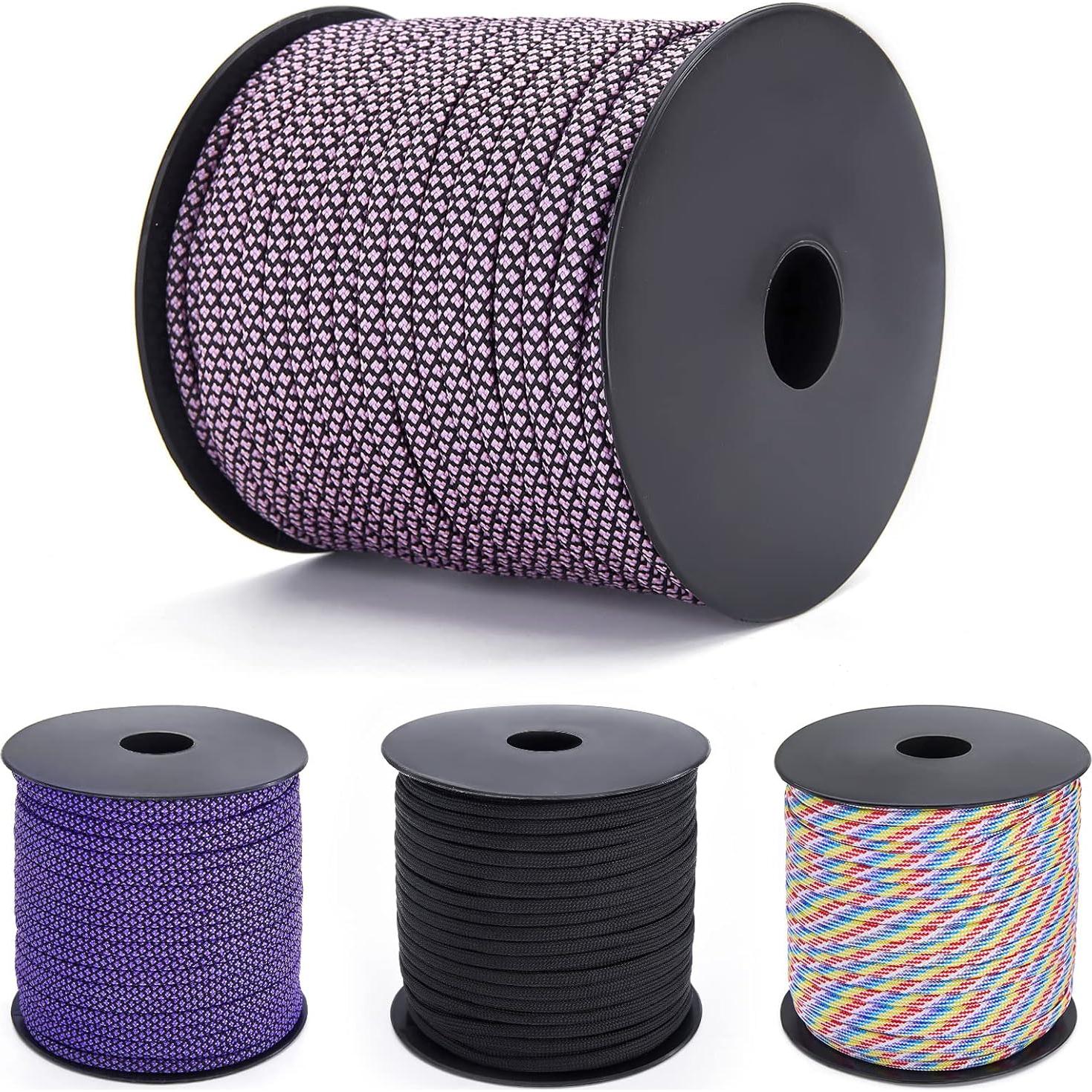 Cuerda Paracord MOOCY 550 Nylon 4mm 50 Pies para Supervivencia