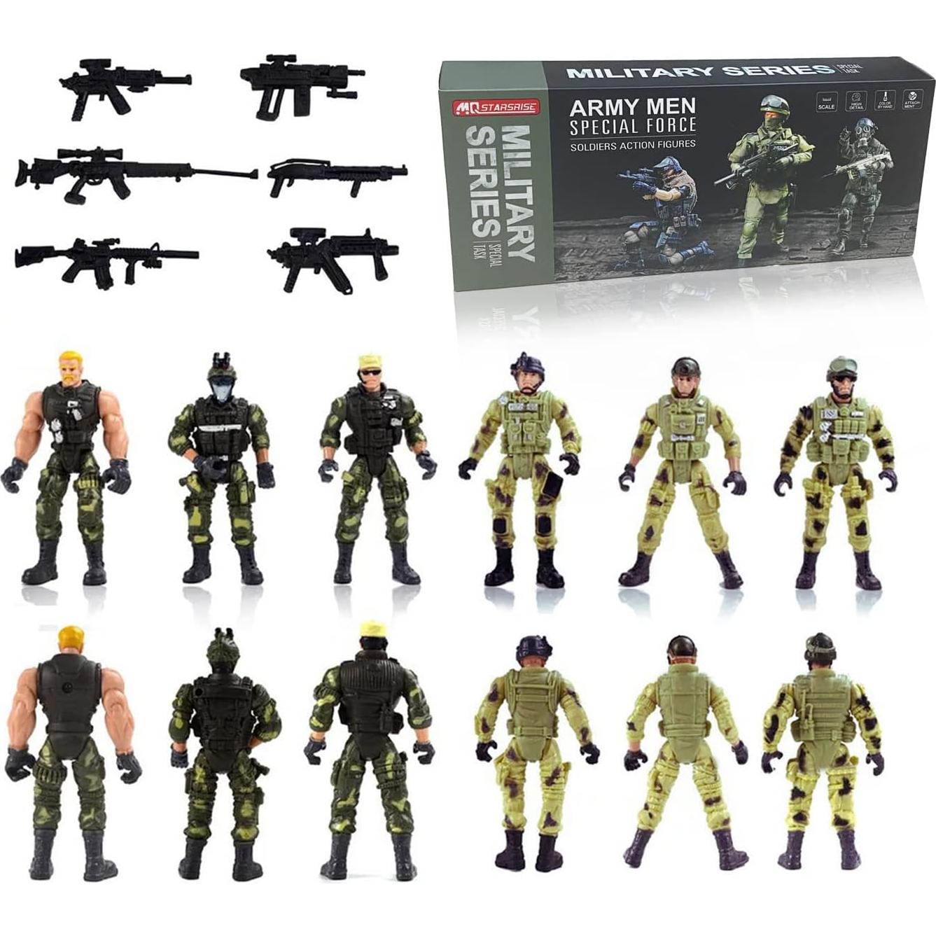 Juguetes de Soldados MQSTARSRISE 10 cm Desmontables