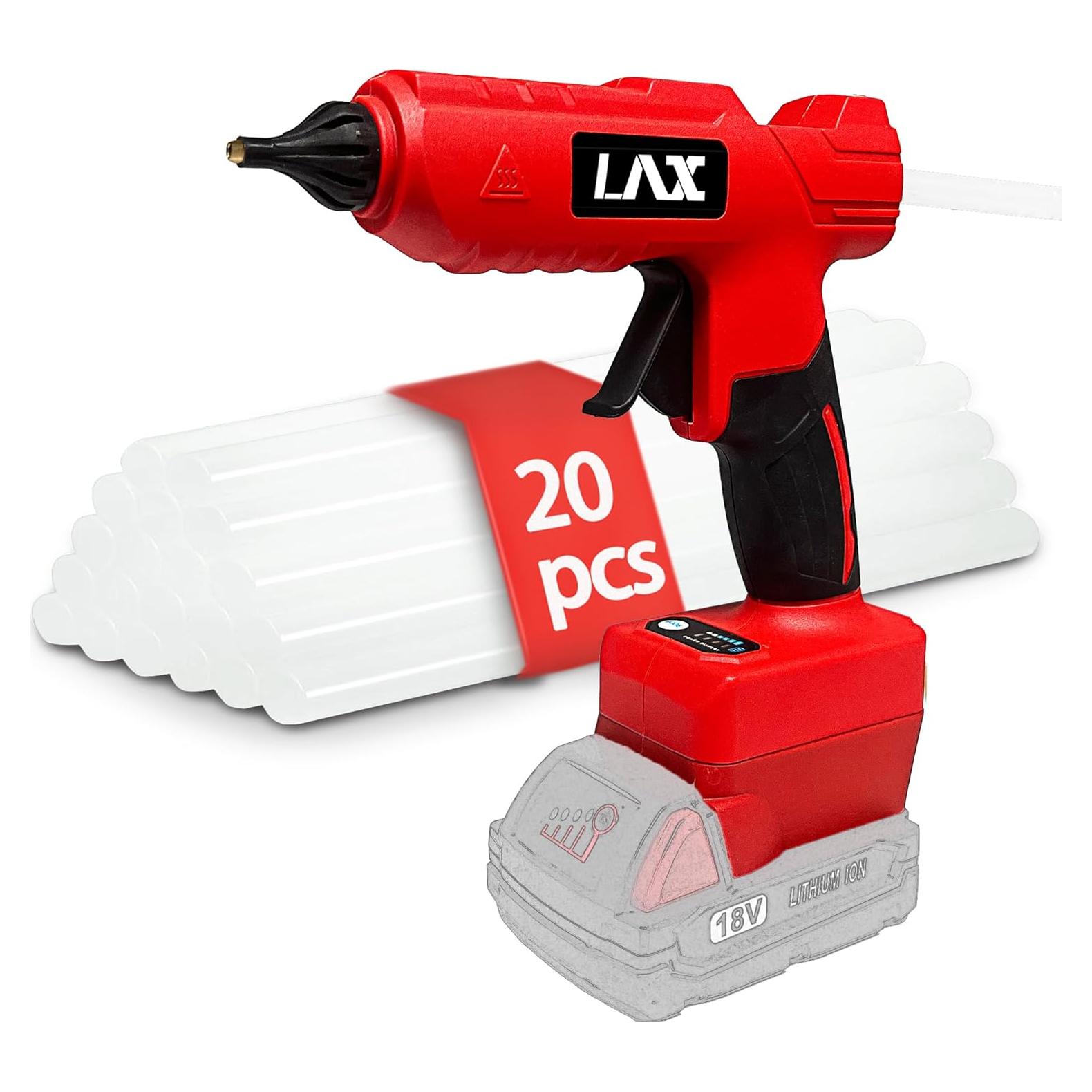 Pistola de Pegamento Caliente L1NXIXI 100W para Batería Milwaukee 18V
