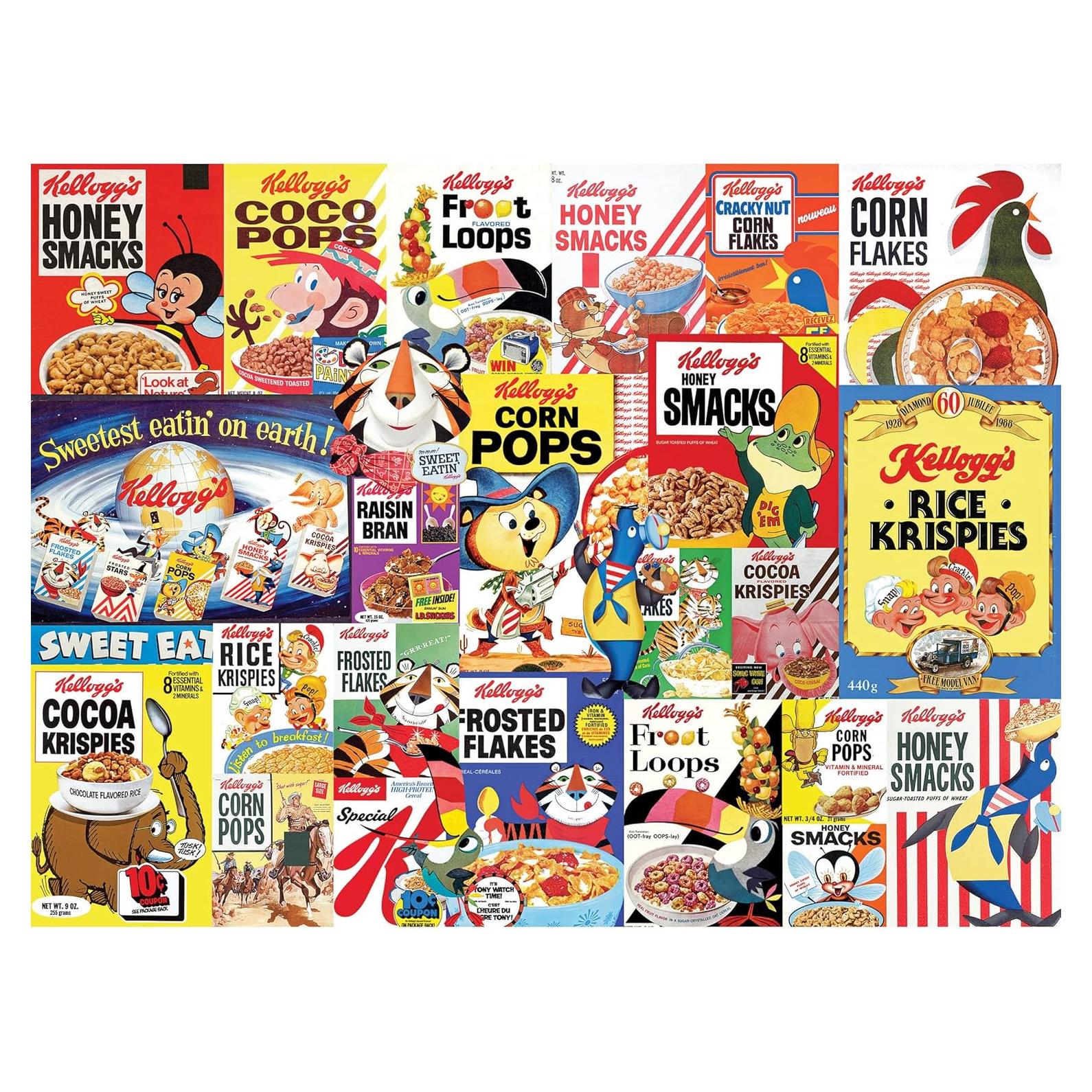 Rompecabezas de 1000 Piezas RoseArt Favoritos de Cereal