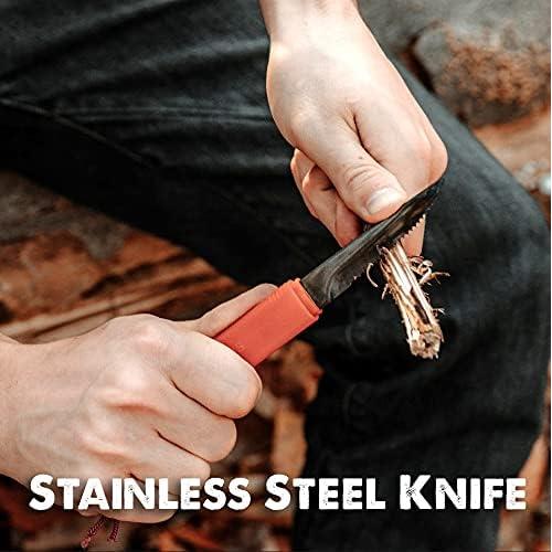 Spork Táctico Tapirus 2-pack Naranja/Verde 3 en 1 Camping