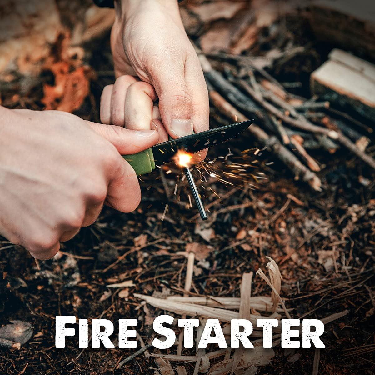 Spork Táctico Tapirus 2-pack Naranja/Verde 3 en 1 Camping