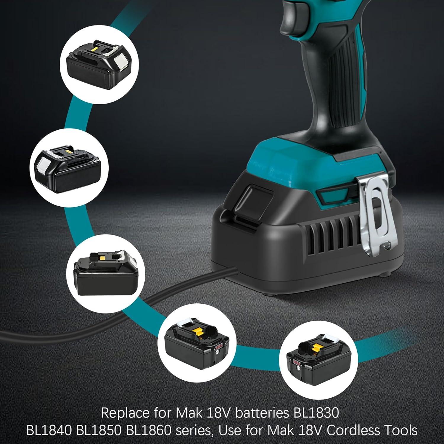 Convertidor de 110V a 18V DC para Herramientas Makita 18V
