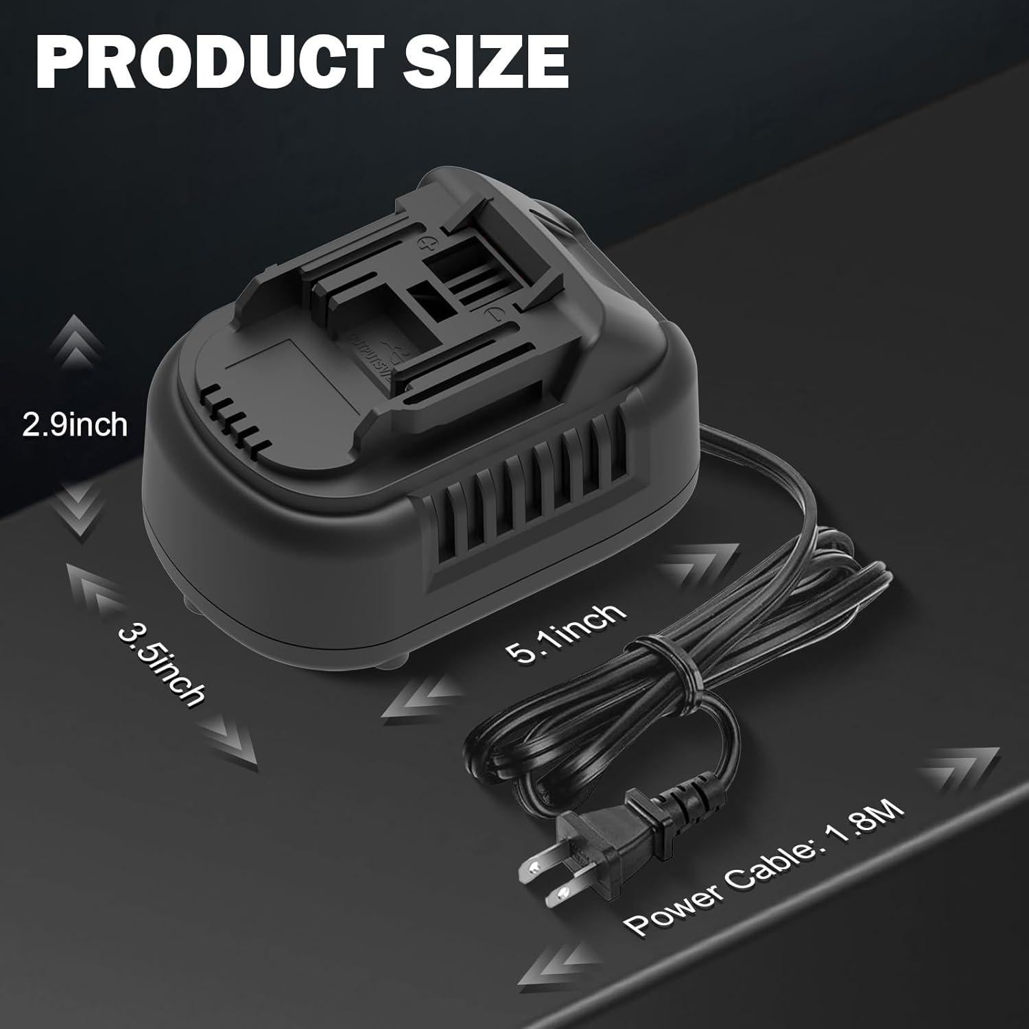 Convertidor de 110V a 18V DC para Herramientas Makita 18V