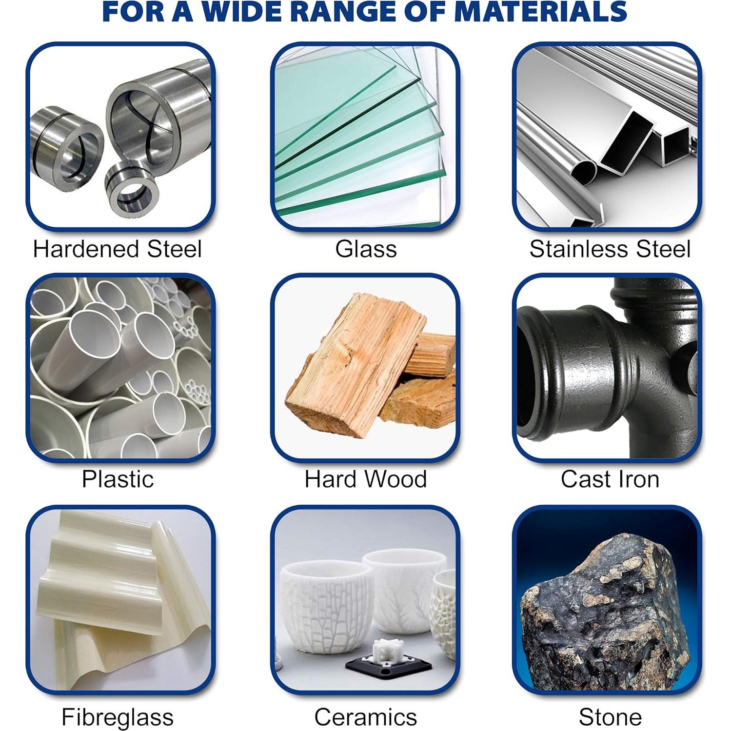 Fresa Rotativa de Carburo TaitaTools SC-3 Doble Corte 10 Piezas