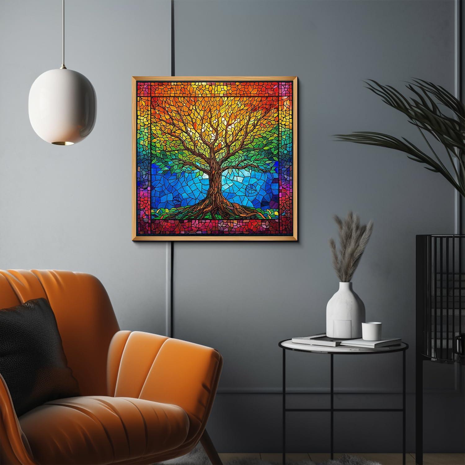 Rompecabezas PICKFORU 1000 Piezas Árbol de la Vida 60.6 cm