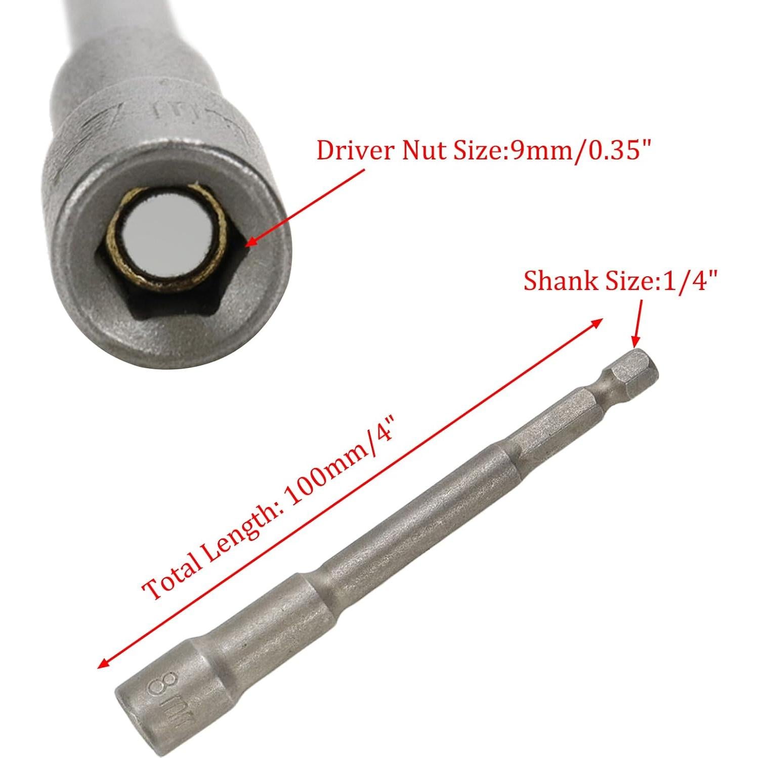 Juego de Puntas Magnéticas Rannb 7mm 5 Piezas 100mm