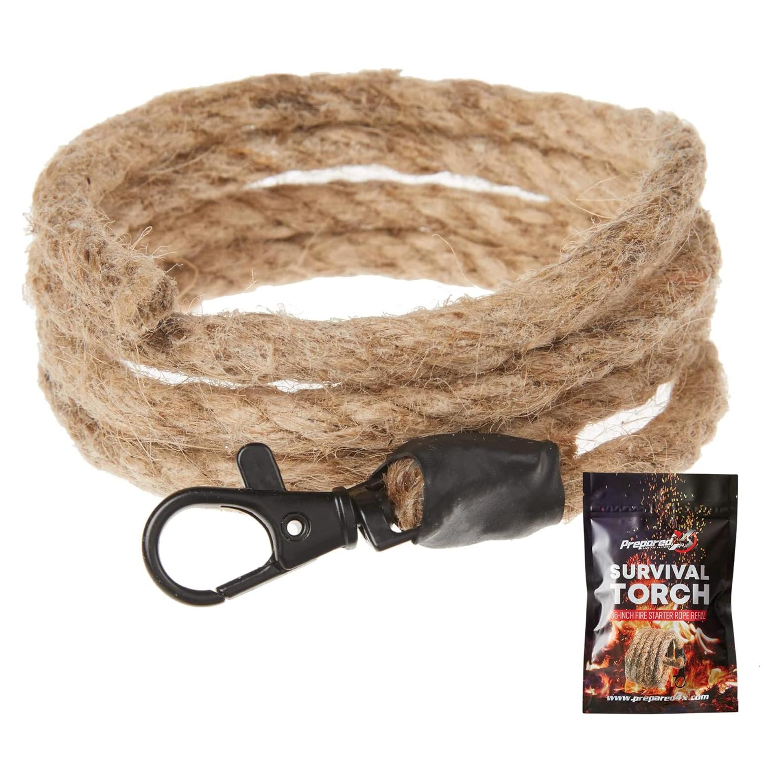 Cuerda Encendedora PREPARED4X 91.44 cm Impermeable Cera Cañamo