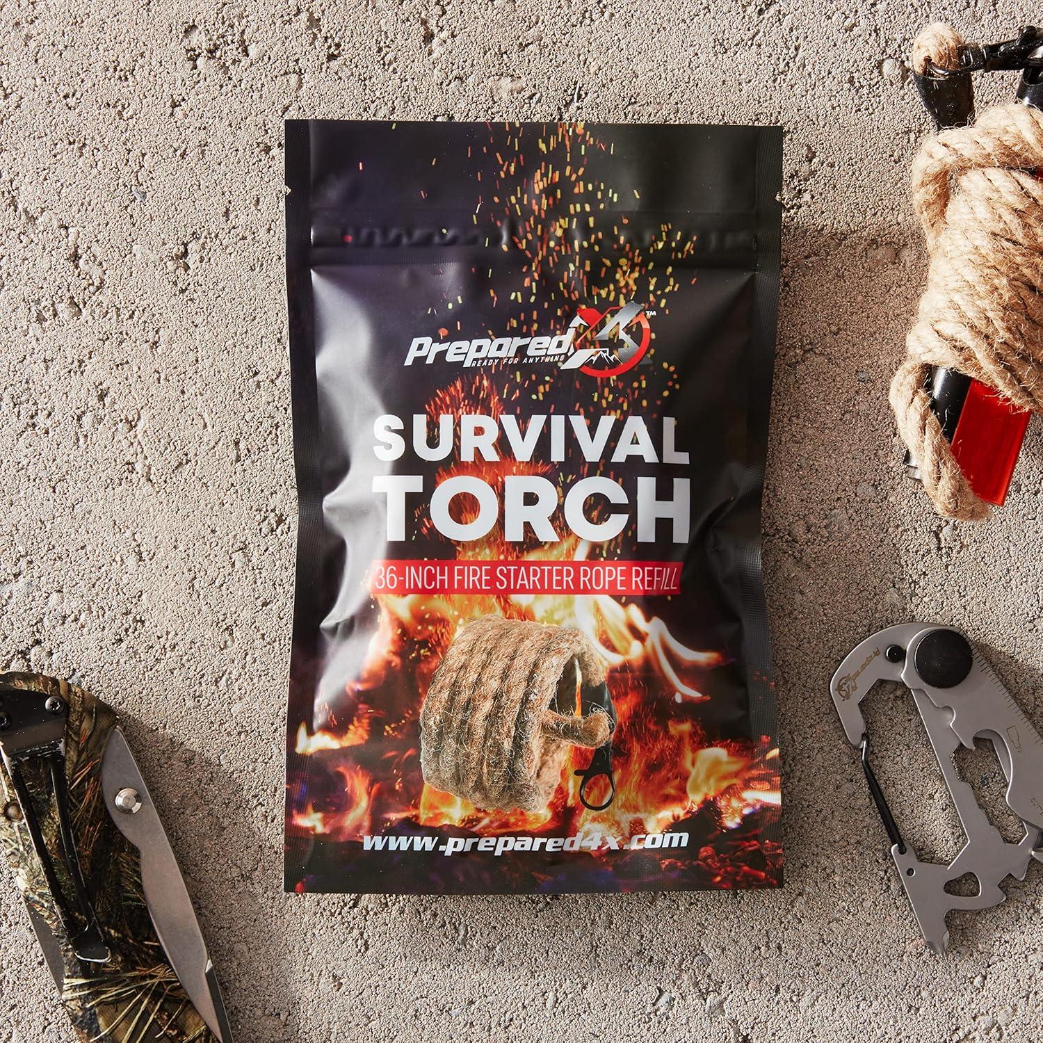 Cuerda Encendedora PREPARED4X 91.44 cm Impermeable Cera Cañamo