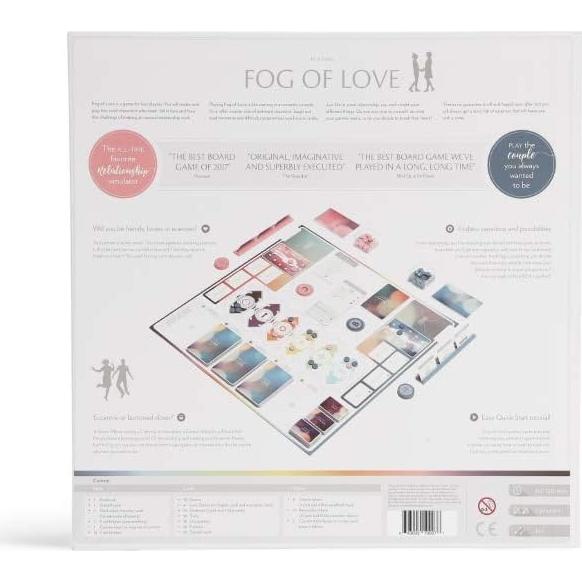 Hush Hush Projects Fog of Love Romantic Love As A Comedy Board Game (HHS0007)