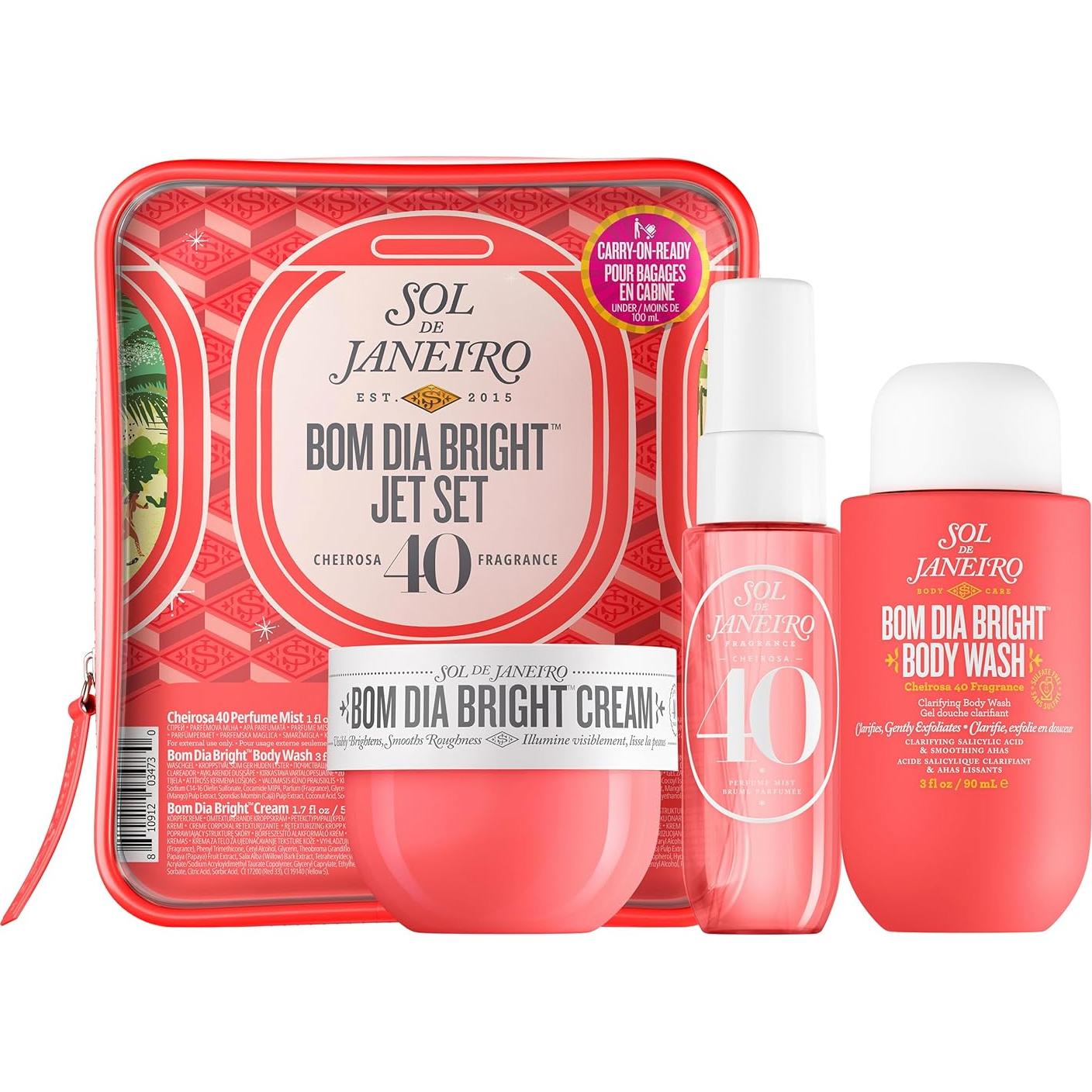 Set de Viaje Fragancia Cheirosa 40 Sol de Janeiro 299g