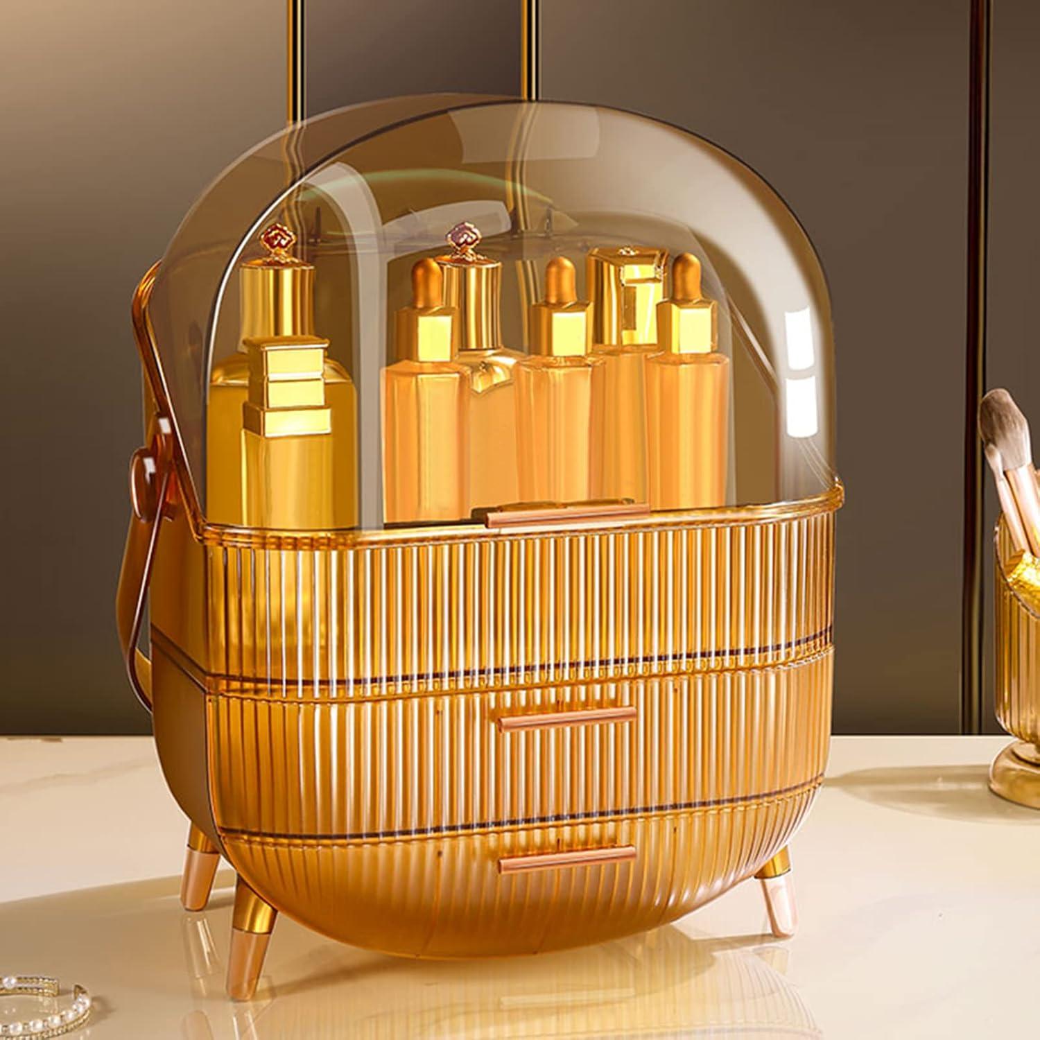 Caja de Almacenamiento Cosmético Ergocar X-1 Ámbar 27x18x35cm