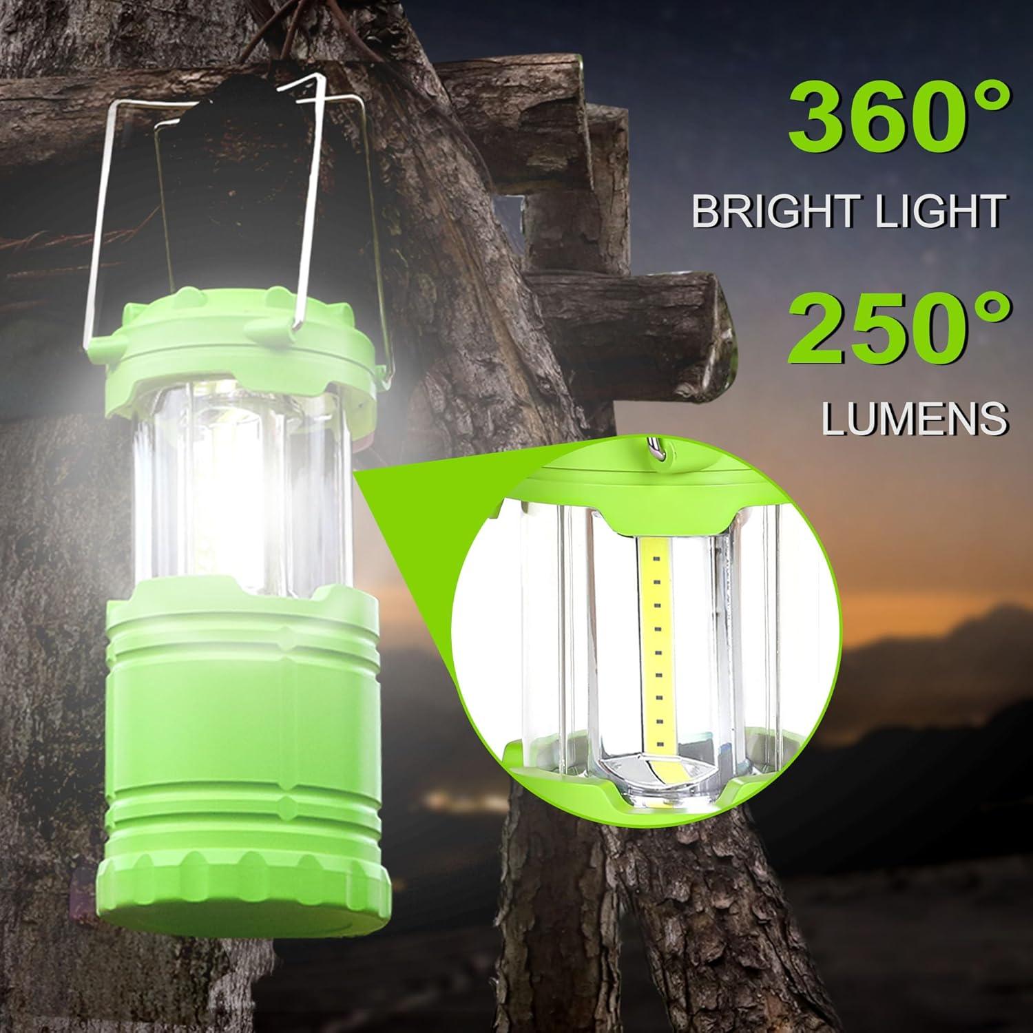 Linterna LED Verde Portátil SEAMAGIC 250 Lúmenes para Camping