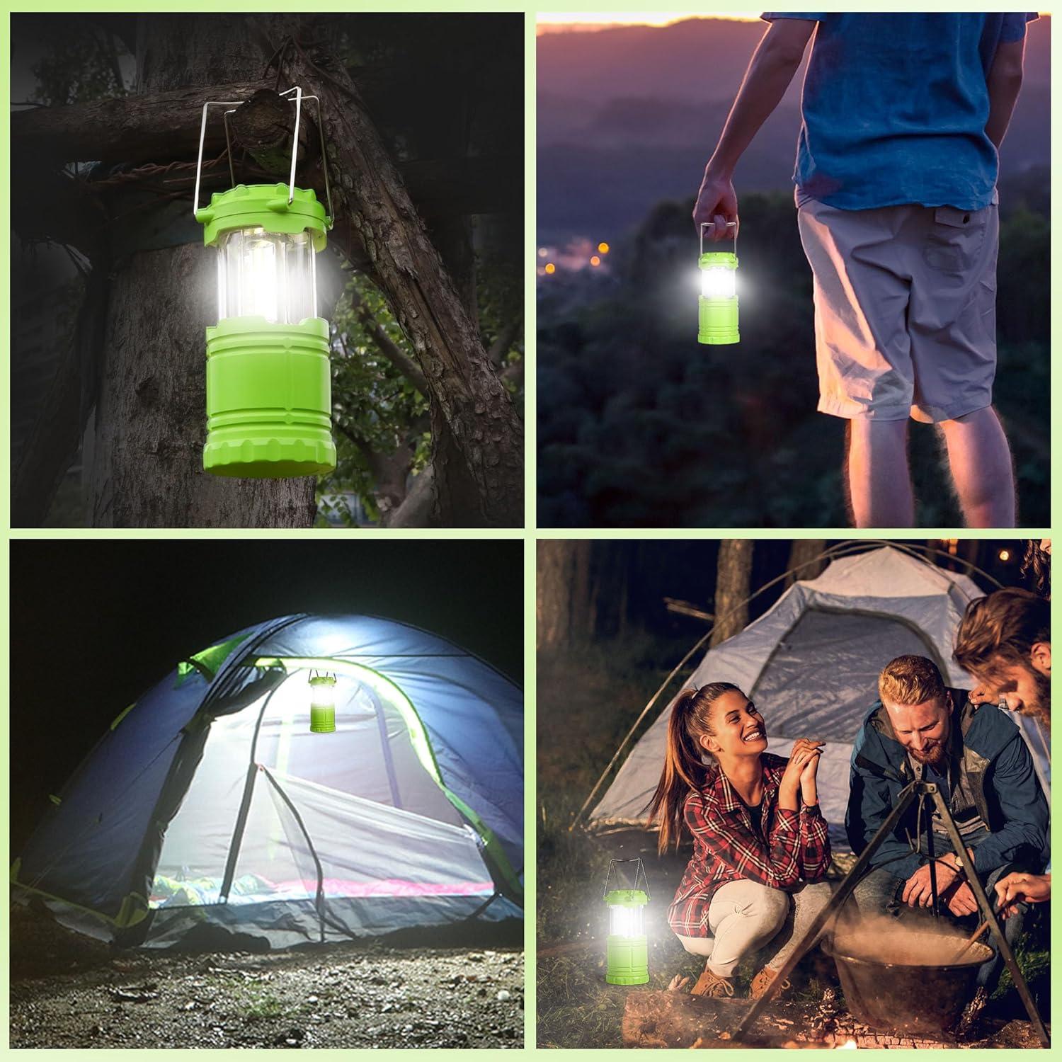 Linterna LED Verde Portátil SEAMAGIC 250 Lúmenes para Camping