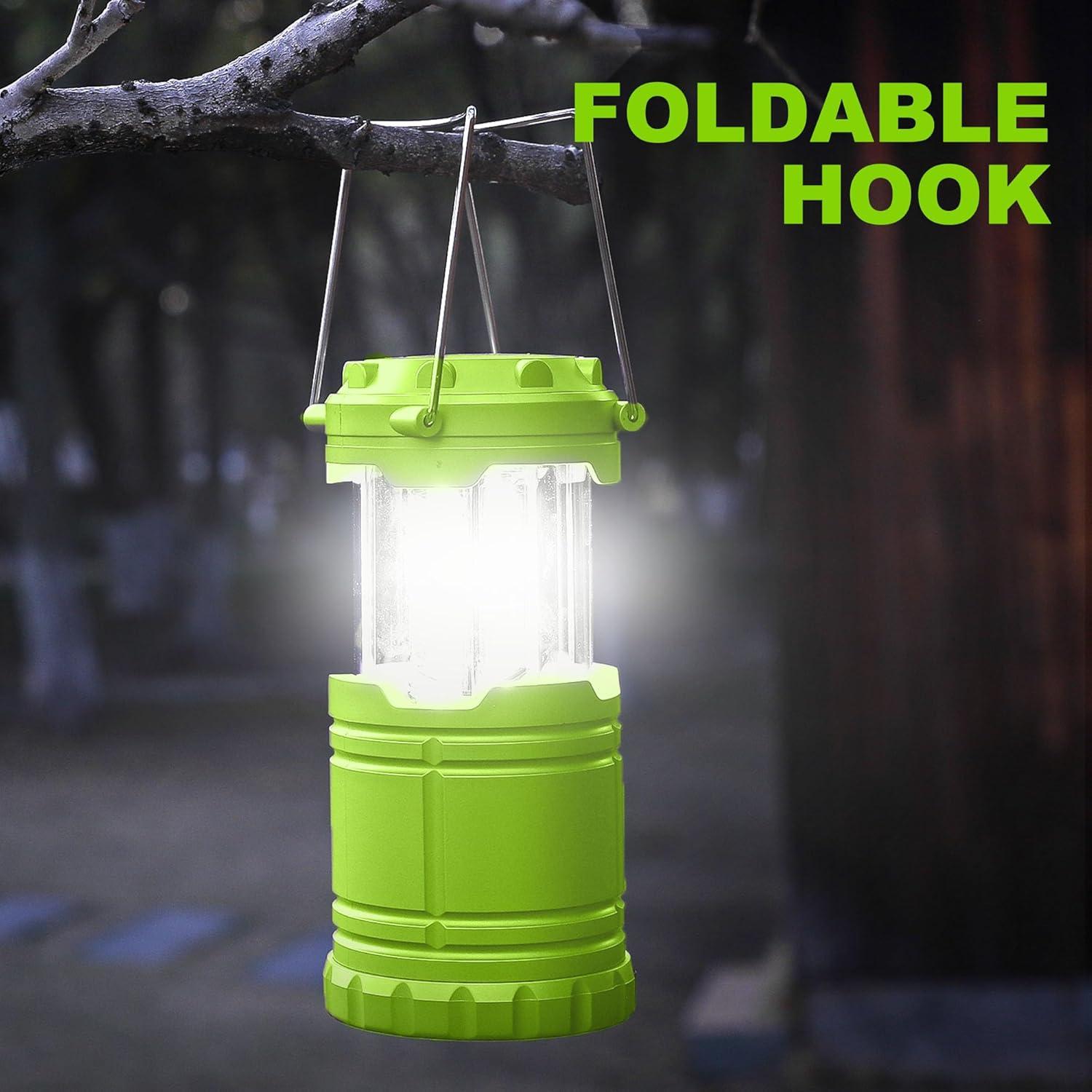 Linterna LED Verde Portátil SEAMAGIC 250 Lúmenes para Camping