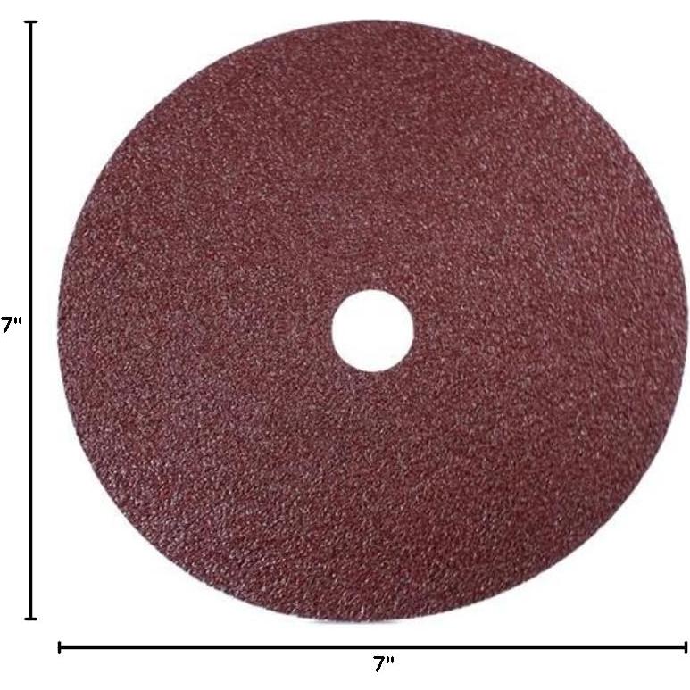 Discos de Lijado BHA 7" 24 Grano - Paquete de 25 Unidades