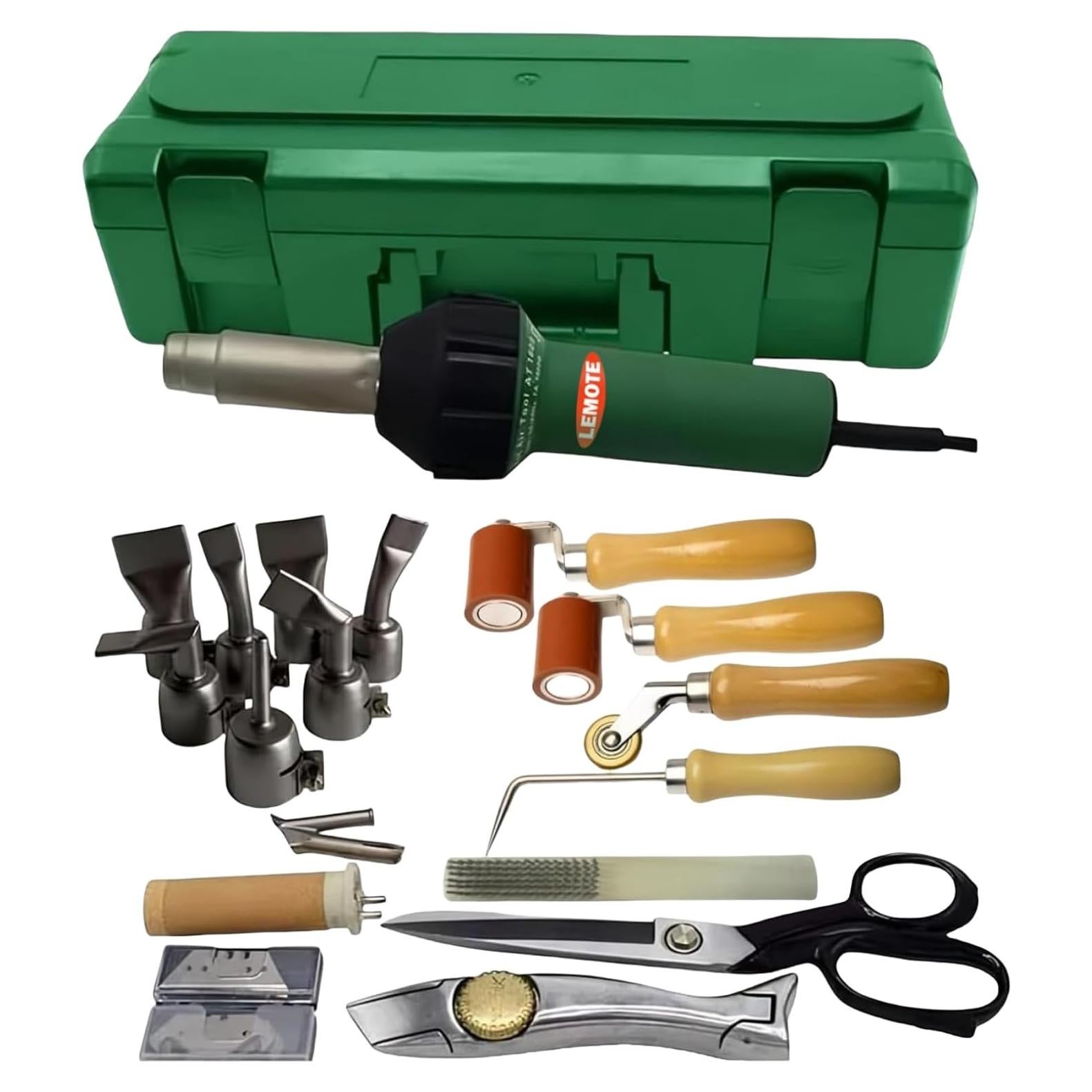 Kit de Pistola de Calor 1600W LEMOTE para Soldadura PVC