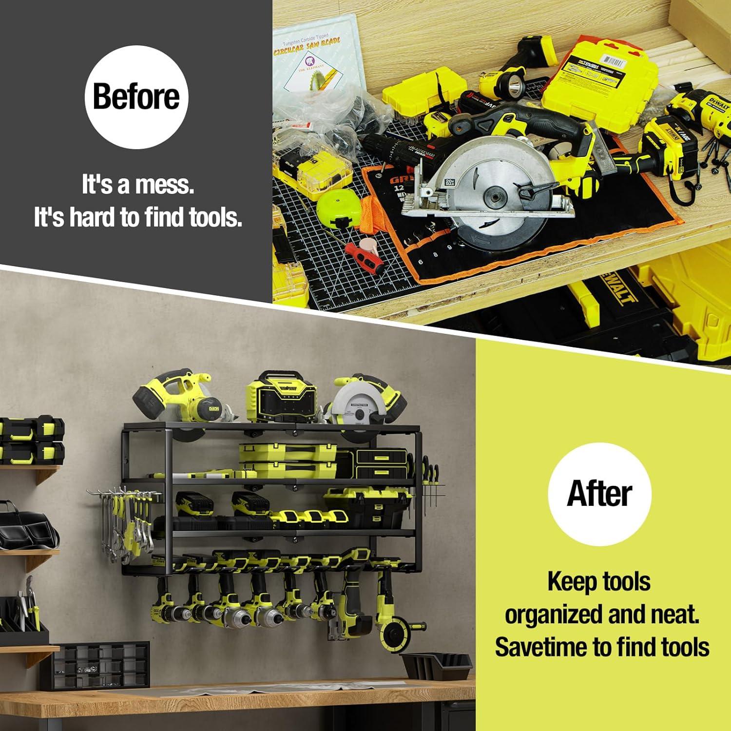 Organizador de Herramientas de Pared MOOMSINE 4 Capas 81 cm