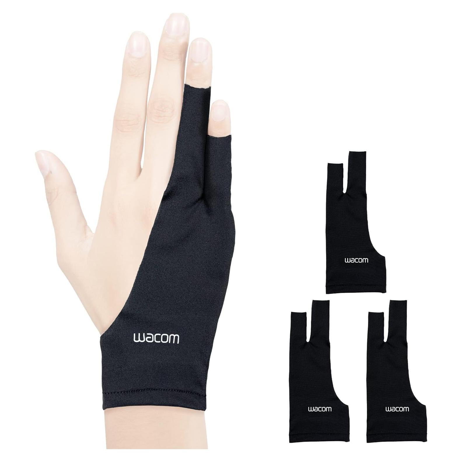 Guante de Dibujo Wacom Ecológico Talla Única Paquete de 3