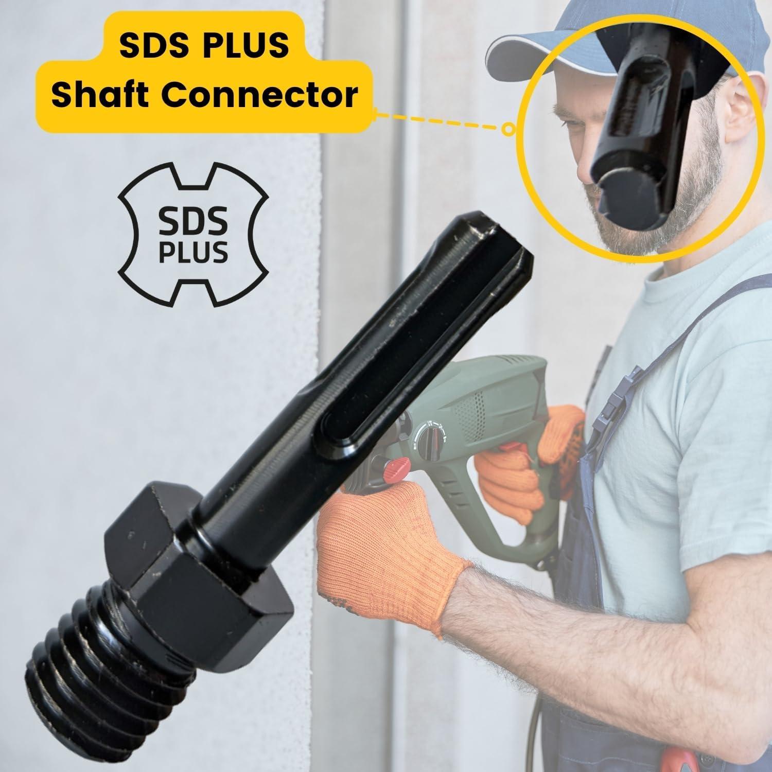 Adaptador SDS Plus DRILAX 5/8"-11 UNC Macho a Broca