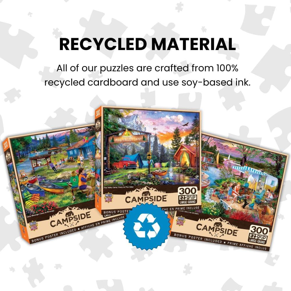 Rompecabezas MasterPieces 300 Piezas EZ Grip Glamping