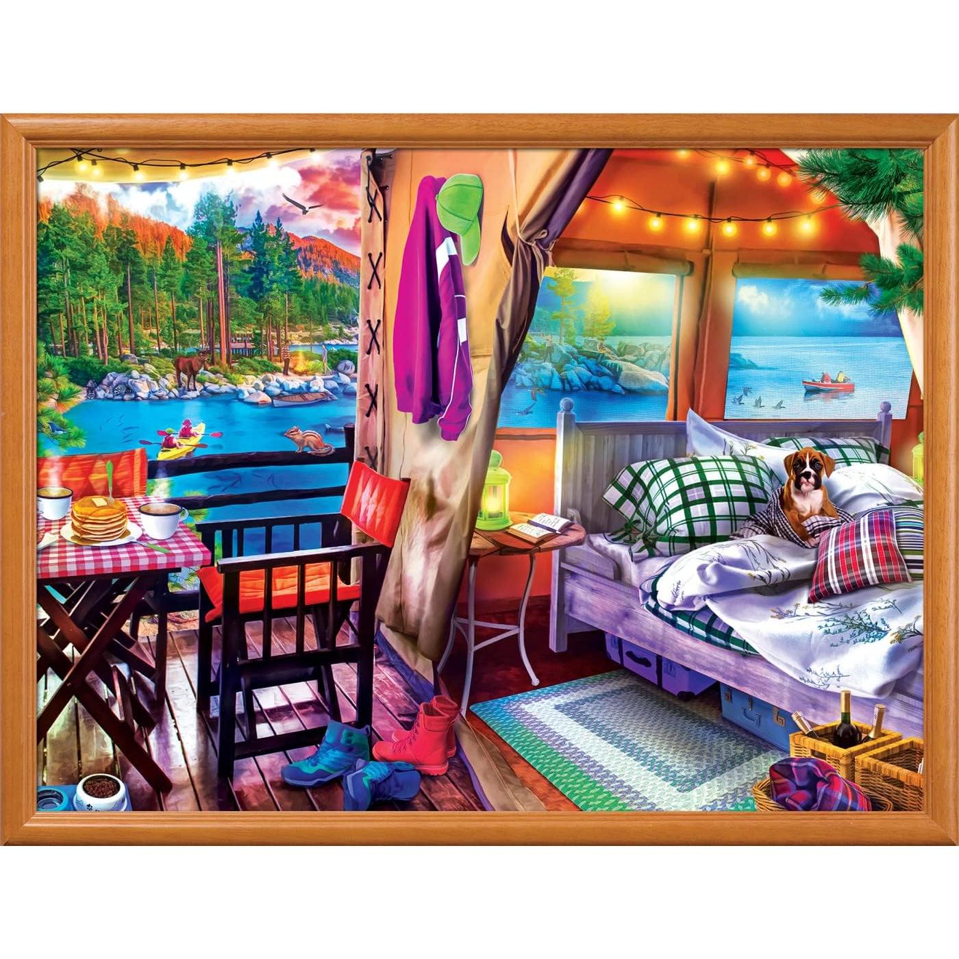 Rompecabezas MasterPieces 300 Piezas EZ Grip Glamping