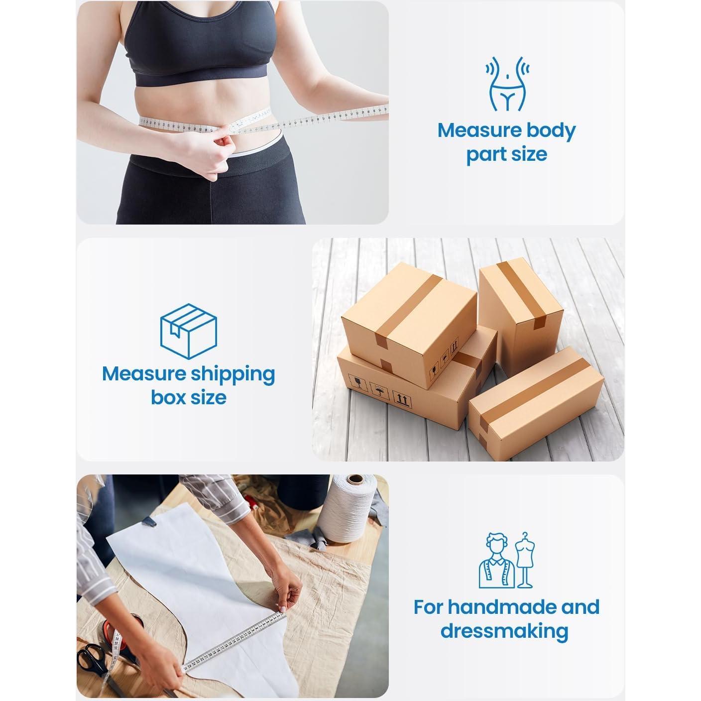 Cinta Métrica Inteligente Fitdays Bluetooth con Pantalla LED