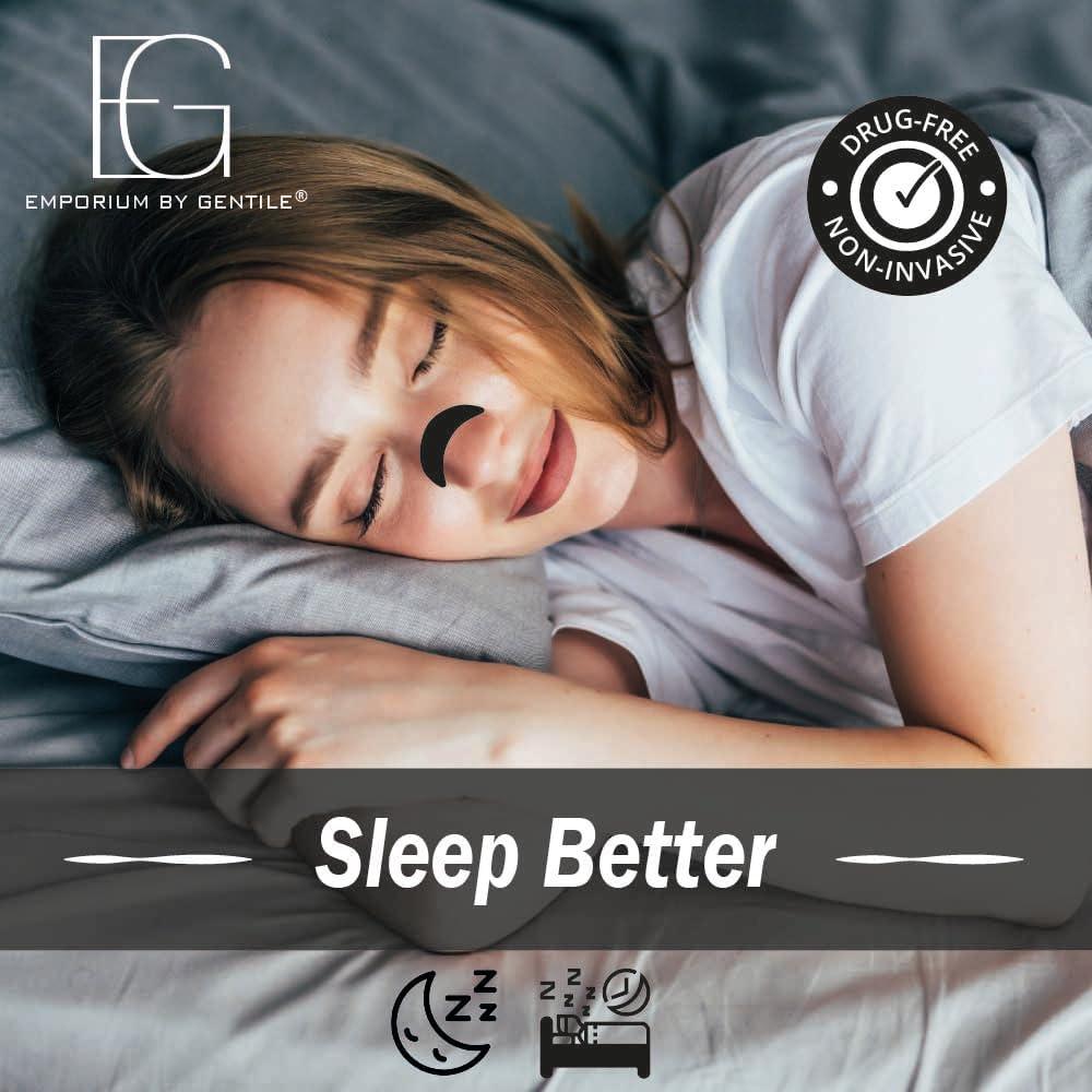 Tiras Nasales Negras Emporium 30 Unidades Alivio Ronquidos