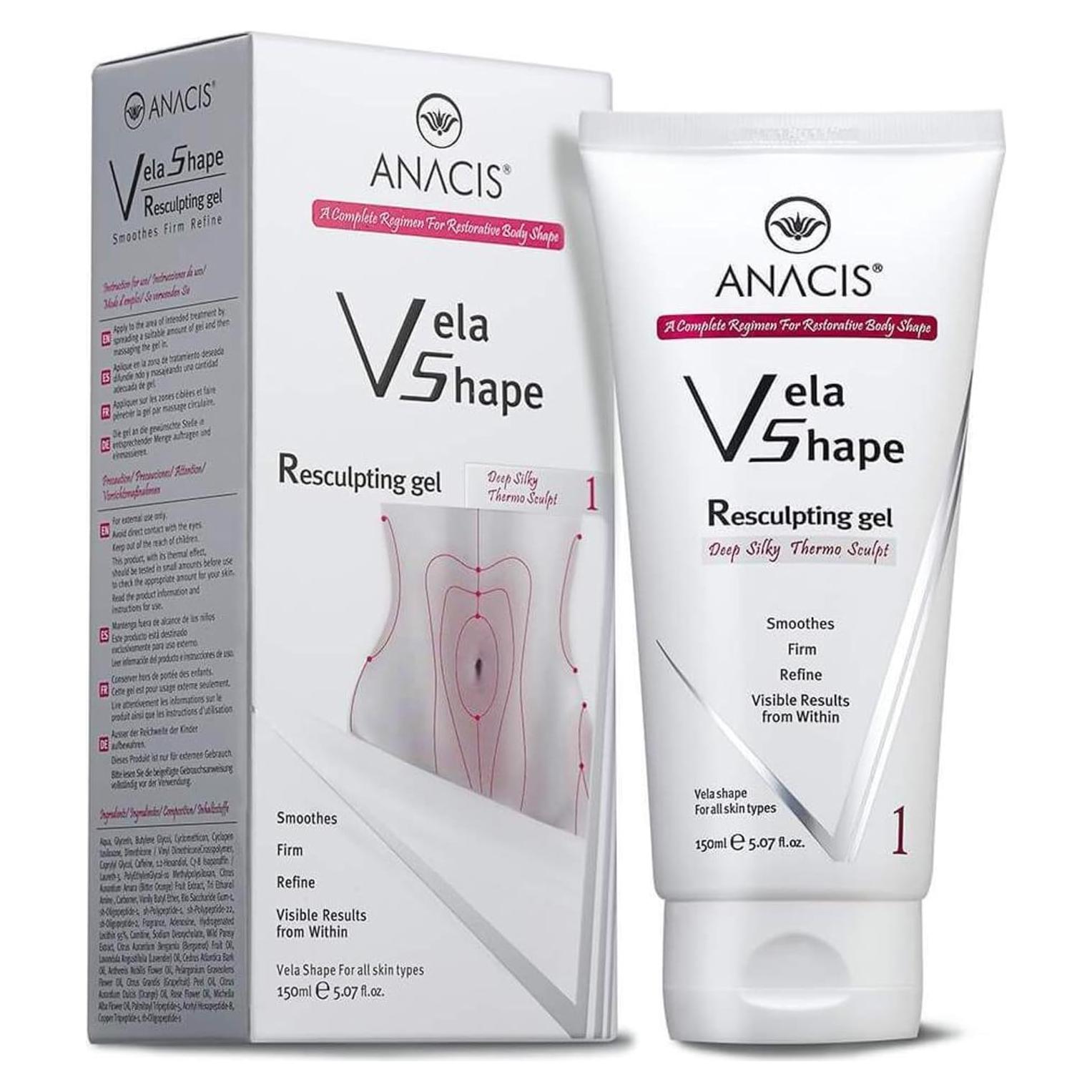 Crema Gel Corporal Anti-Celulitis Anacis 143 g - Efecto Caliente