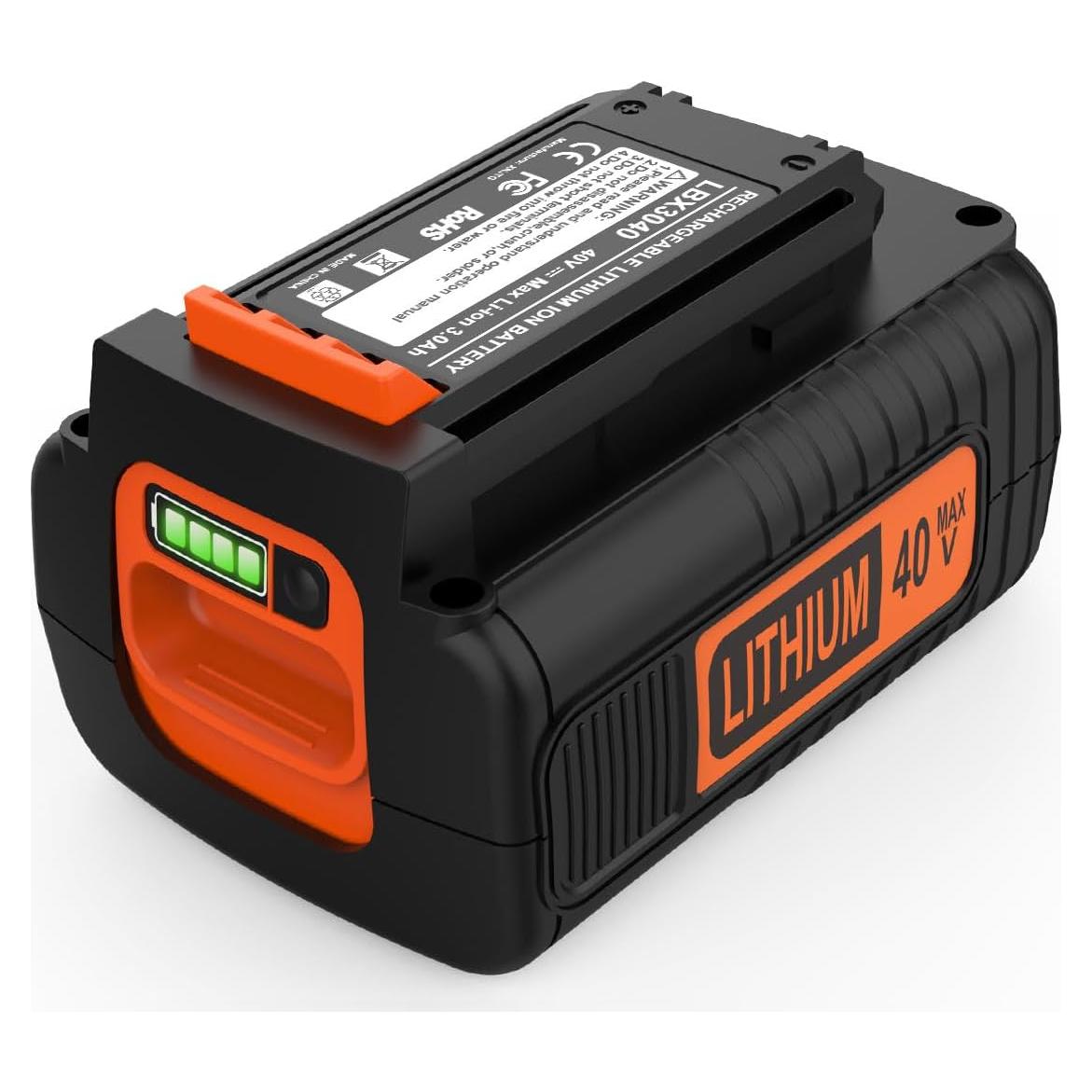 Batería de 3Ah Li-ion Bakipante para Black & Decker 40V