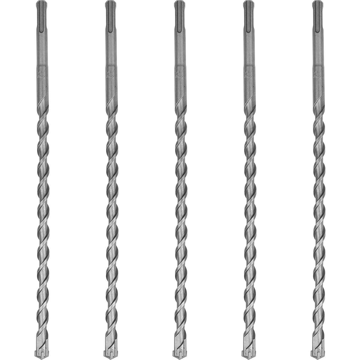 Juego de Brocas de Martillo Rotativo SDS-plus 12 cm 5 Piezas