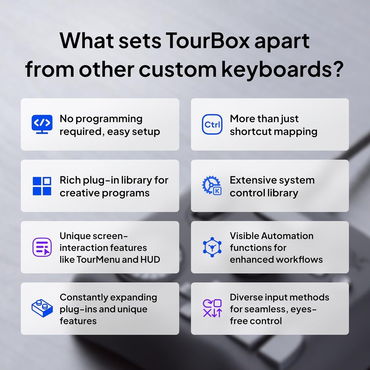 TourBox NEO Controlador para Edición de Foto y Video