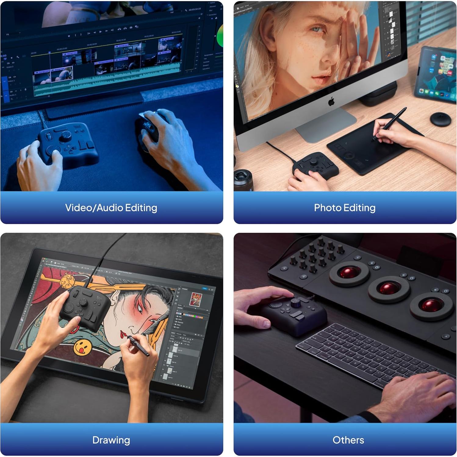 TourBox NEO Controlador para Edición de Foto y Video