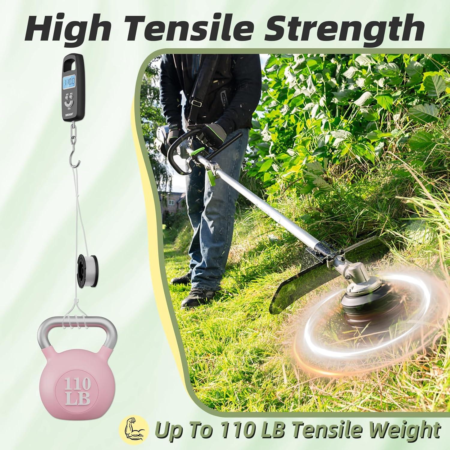 5 Pcs Cuerdas AF-100 Desmalezadora Chway 1.65 mm Automática