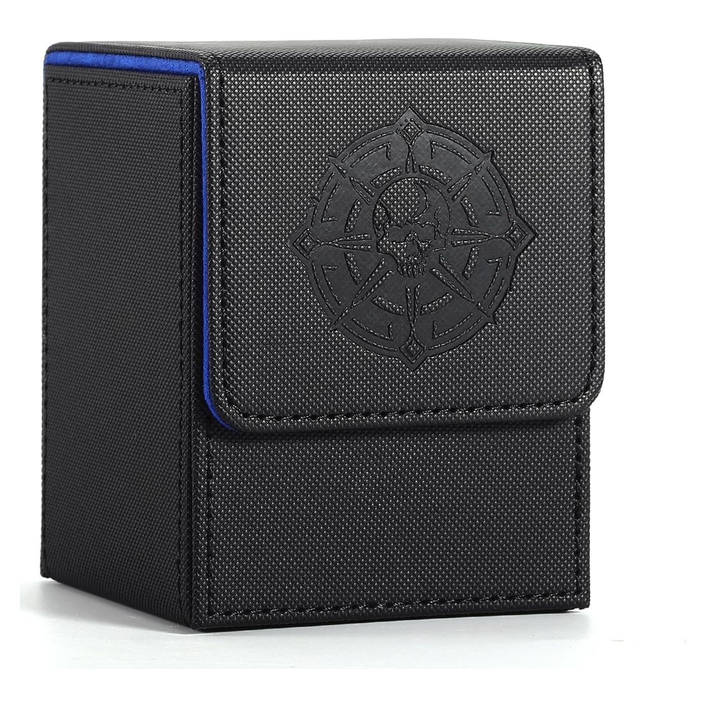 Caja de Cartas de Cuero PU Komick para MTG y Yu-Gi-Oh, 100+ Cartas