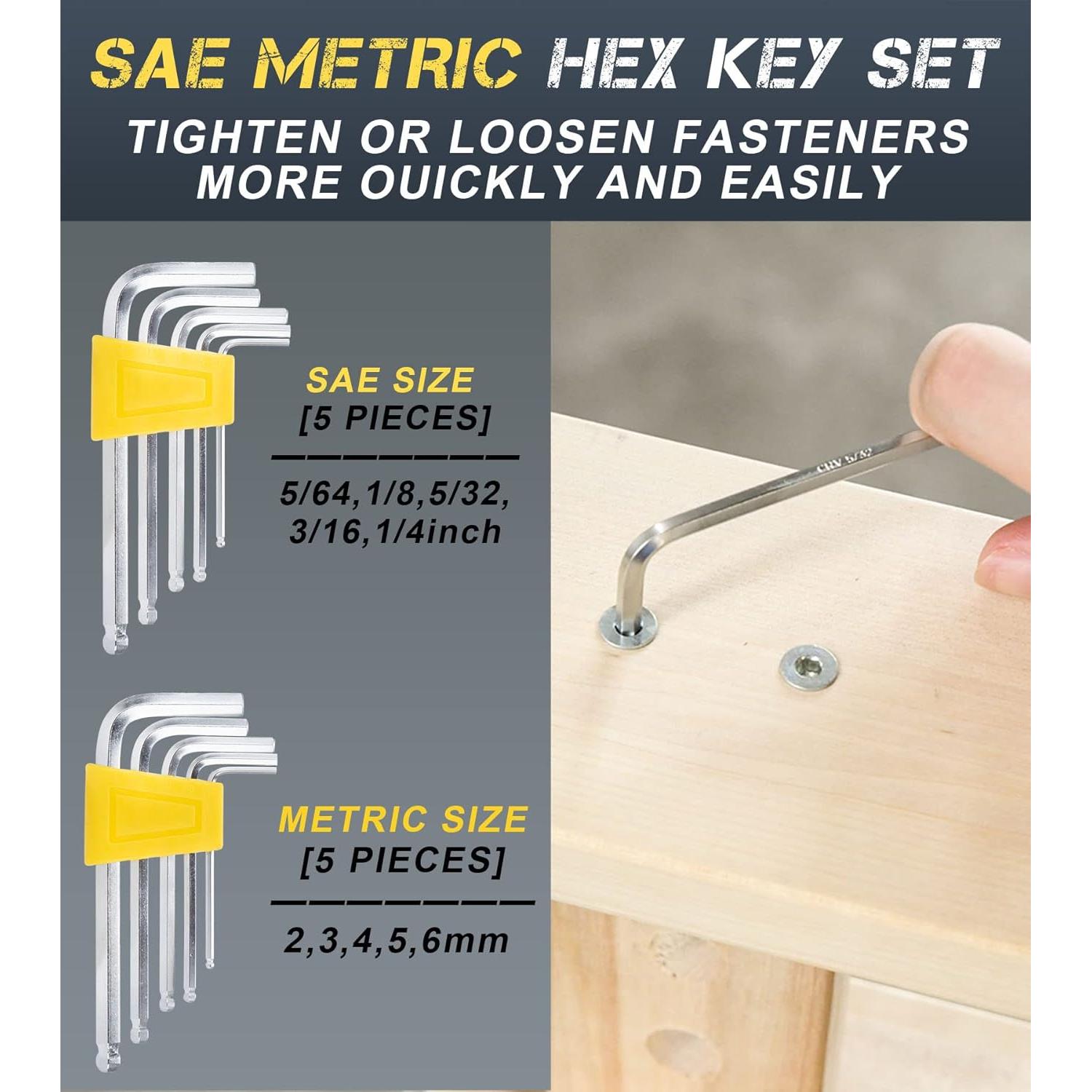 Juego de Destornilladores Magnéticos DOWELL 108 Piezas