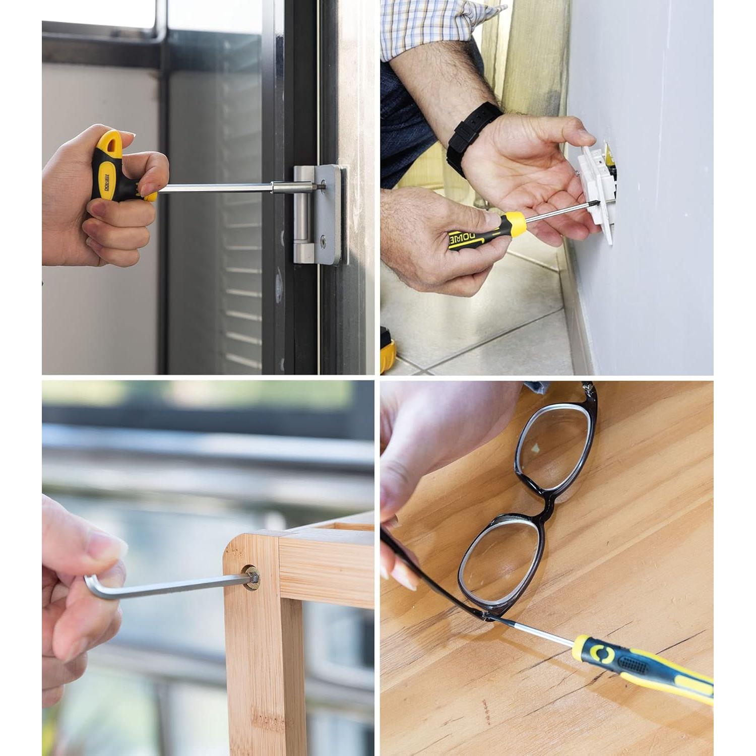 Juego de Destornilladores Magnéticos DOWELL 108 Piezas