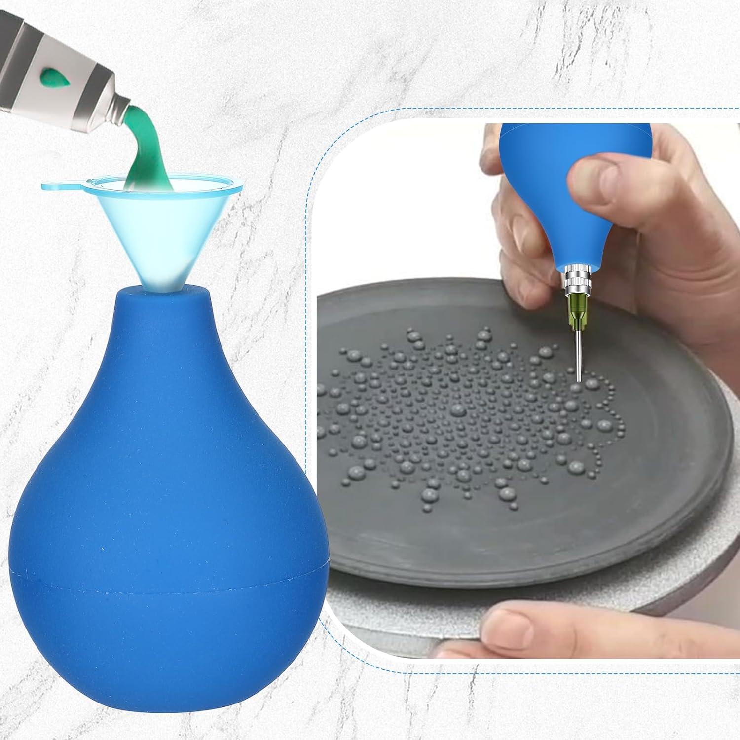 Juego de Herramientas de Cerámica Dandat 34 Pcs Azul